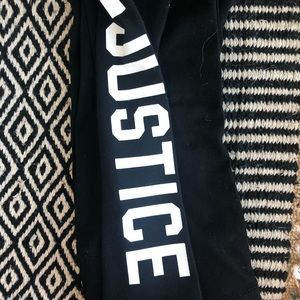 Black Justice Leggings